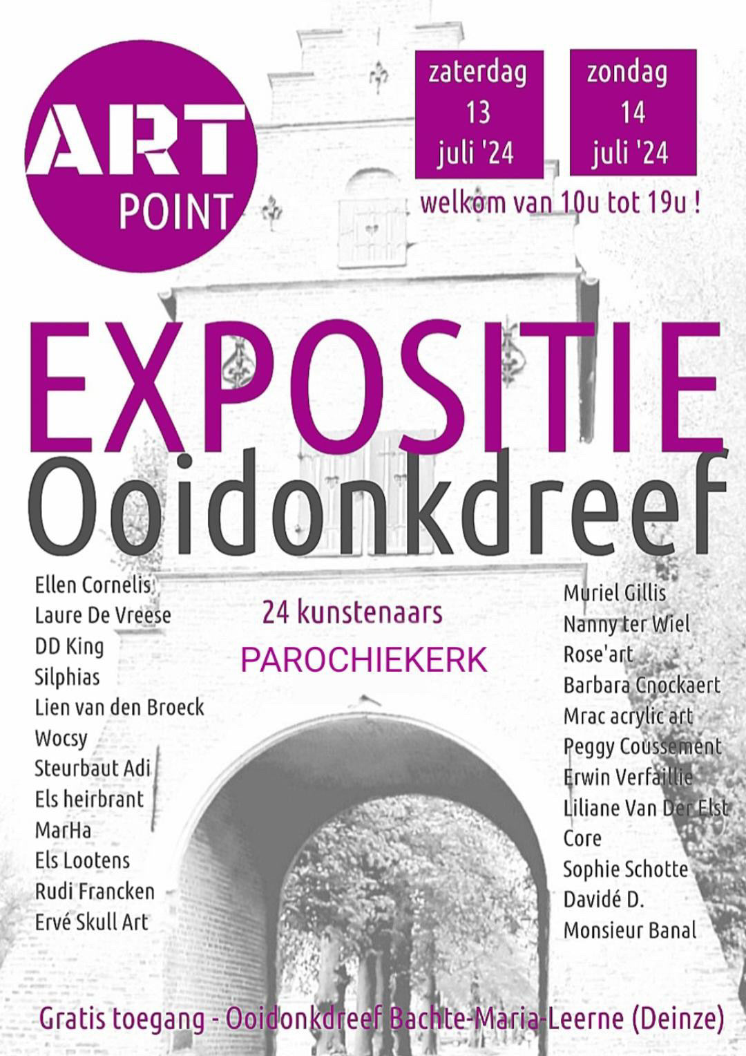 Mijn Eerste Tentoonstelling in Eigen Land: Groepstentoonstelling “Ooidonkdreef” Georganiseerd door ArtPoint